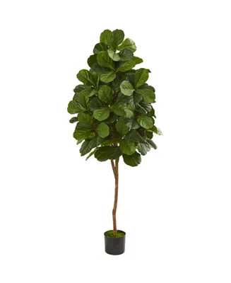 Nearly Natural 6' Fiddle Leaf Fig Artificial Tree
