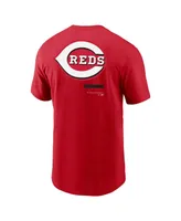 Men's Nike Red Cincinnati Reds Over the Shoulder T-shirt
