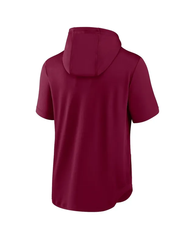 Nike Men's Burgundy Washington Commanders Sideline Athletic Arch Jersey  Performance Pullover Hoodie