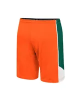 Men's Colosseum Orange Miami Hurricanes Haller Shorts