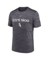 Men's Nike Black Chicago White Sox Wordmark Velocity Performance T-shirt