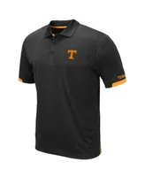 Men's Colosseum Black Tennessee Volunteers Big and Tall Santry Polo Shirt