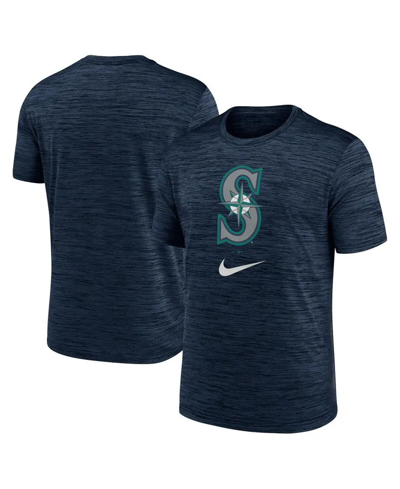 Men's Nike Navy Seattle Mariners Logo Velocity Performance T-shirt