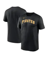 Men's Nike Black Pittsburgh Pirates New Legend Wordmark T-shirt