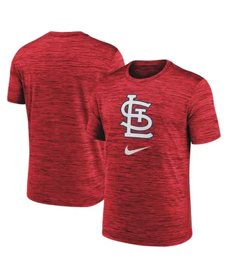 Men's Nike Red St. Louis Cardinals Logo Velocity Performance T-shirt