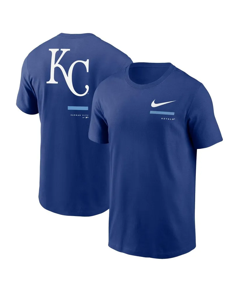 Men's Nike Royal Kansas City Royals Over the Shoulder T-shirt