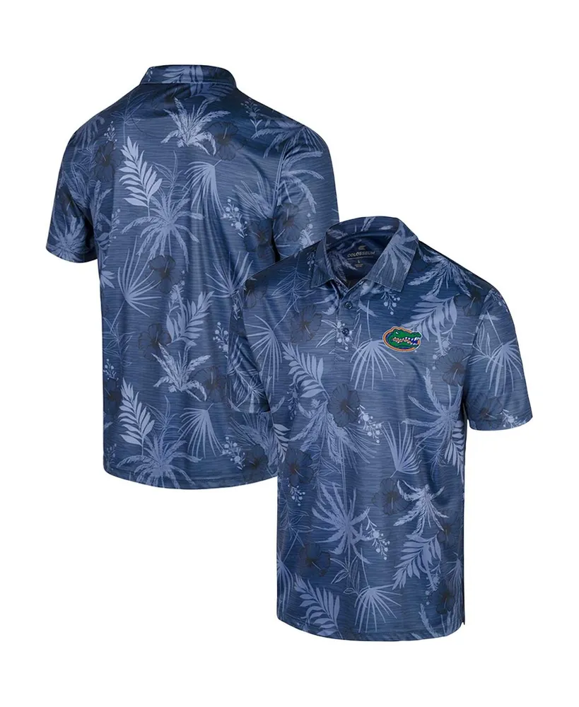 Men's Colosseum Royal Florida Gators Big and Tall Palms Polo Shirt