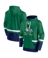 Men's Fanatics Green Notre Dame Fighting Irish First Battle Pullover Hoodie