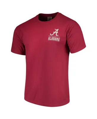 Men's Crimson Alabama Tide Comfort Colors Campus Icon T-shirt