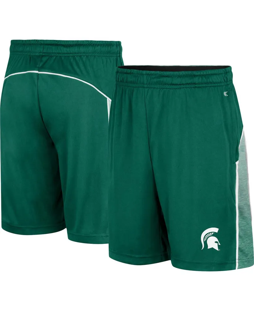 Youth Boys and Girls Colosseum Green Michigan State Spartans Max Shorts