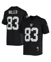 Big Boys and Girls Darren Waller Black Las Vegas Raiders Replica Player Jersey