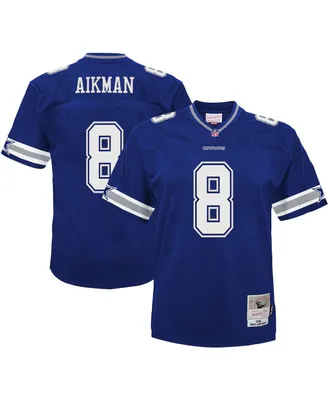 Preschool Boys and Girls Mitchell & Ness Troy Aikman Navy Dallas Cowboys 1996 Retired Player Legacy Jersey