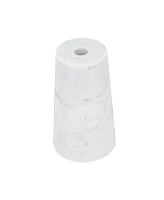 Ab Home 2-in-1 Marble Candle Holder Flower Vase, 3.9" D x 6.9" H