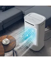 Costway 4-in-1 Evaporative Air Cooler Portable Humidifier with Timer, 3 Modes & Speeds