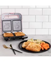 Uncanny Brands Hello Kitty Grilled Cheese Maker- Panini Press and Compact Indoor Grill