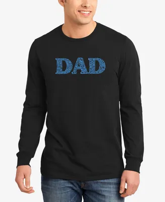 La Pop Art Men's Dad Word Long Sleeve T-shirt