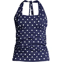 Lands' End Plus Square Neck Halter Tankini Swimsuit Top