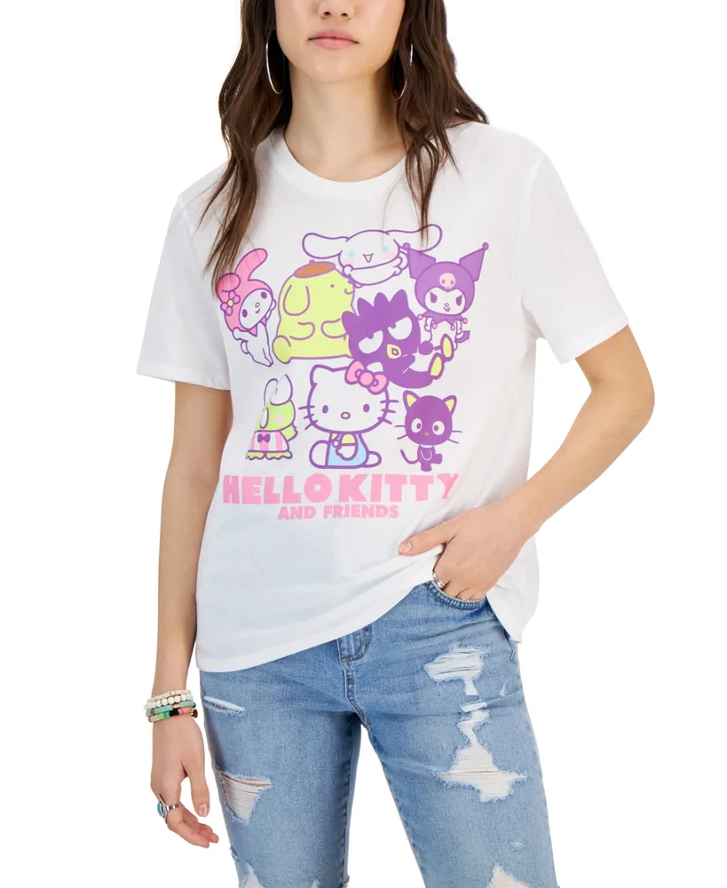 Love Tribe Juniors' Hello Kitty And Friends Graphic T-Shirt