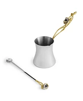 Michael Aram Anemone Large Coffee Pot with Spoon