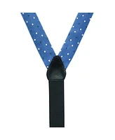 Trafalgar Men's 32MM Polka Dot Convertible Suspenders