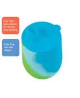 Nuby Silicone Tie-dye Baby First Training Cup, 6oz