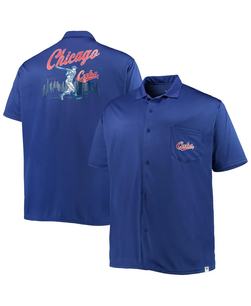 Men's Tommy Bahama Navy Atlanta Braves Tropical Horizons Button-Up Shirt Size: Large