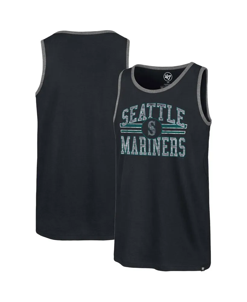 Men's '47 Brand Navy Seattle Mariners Winger Franklin Tank Top