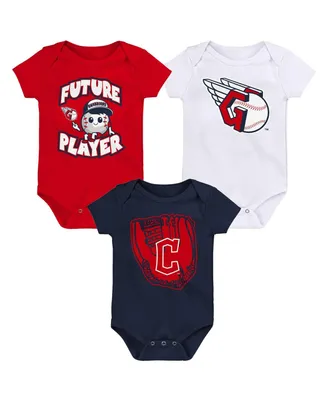 Newborn and Infant Boys Girls Red, Navy