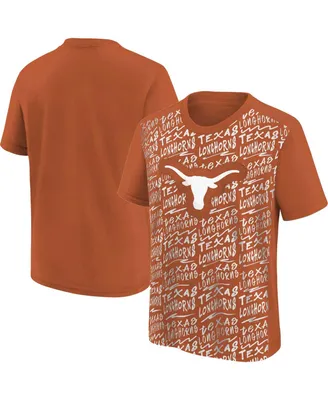 Big Boys and Girls Texas Orange Texas Longhorns Exemplary T-shirt