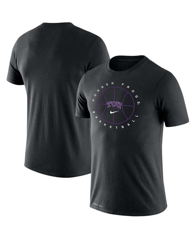 Men's Nike Black Tcu Horned Frogs Basketball Icon Legend Performance T-shirt