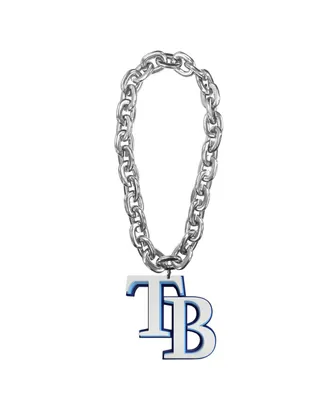 Men's and Women's Silver-Tone Tampa Bay Rays Team Logo Fan Chain - Silver