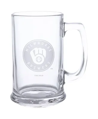 Milwaukee Brewers 15 Oz Stein Glass