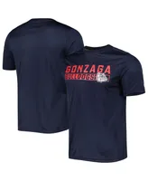 Men's Champion Navy Gonzaga Bulldogs Impact Knockout T-shirt