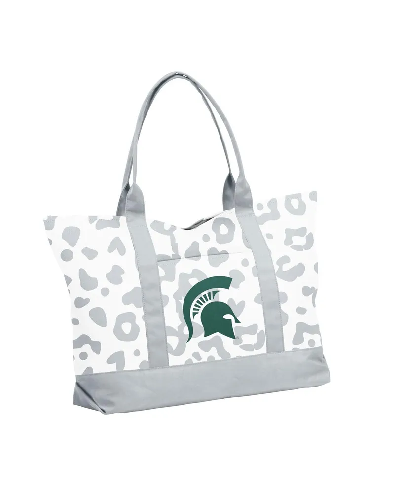 Women's Michigan State Spartans Leopard Pattern Tote