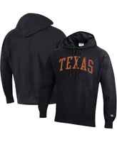 Men's Champion Texas Longhorns Team Arch Reverse Weave Pullover Hoodie