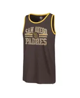 Men's '47 Brand Brown San Diego Padres Winger Franklin Tank Top