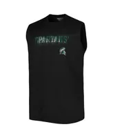 Men's Black Michigan State Spartans Big and Tall Tank Top