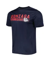 Men's Champion Navy Gonzaga Bulldogs Impact Knockout T-shirt