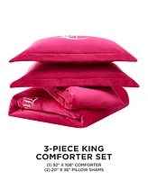 Juicy Couture Reversible Velvet Comforter Set, King