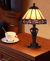 Dale Tiffany Peacock Accent Table Lamp