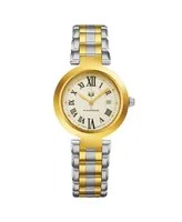 Alexander Women's Niki Gold-Tone|Silver-Tone Stainless Steel , Silver-Tone Dial , 32mm Round Watch