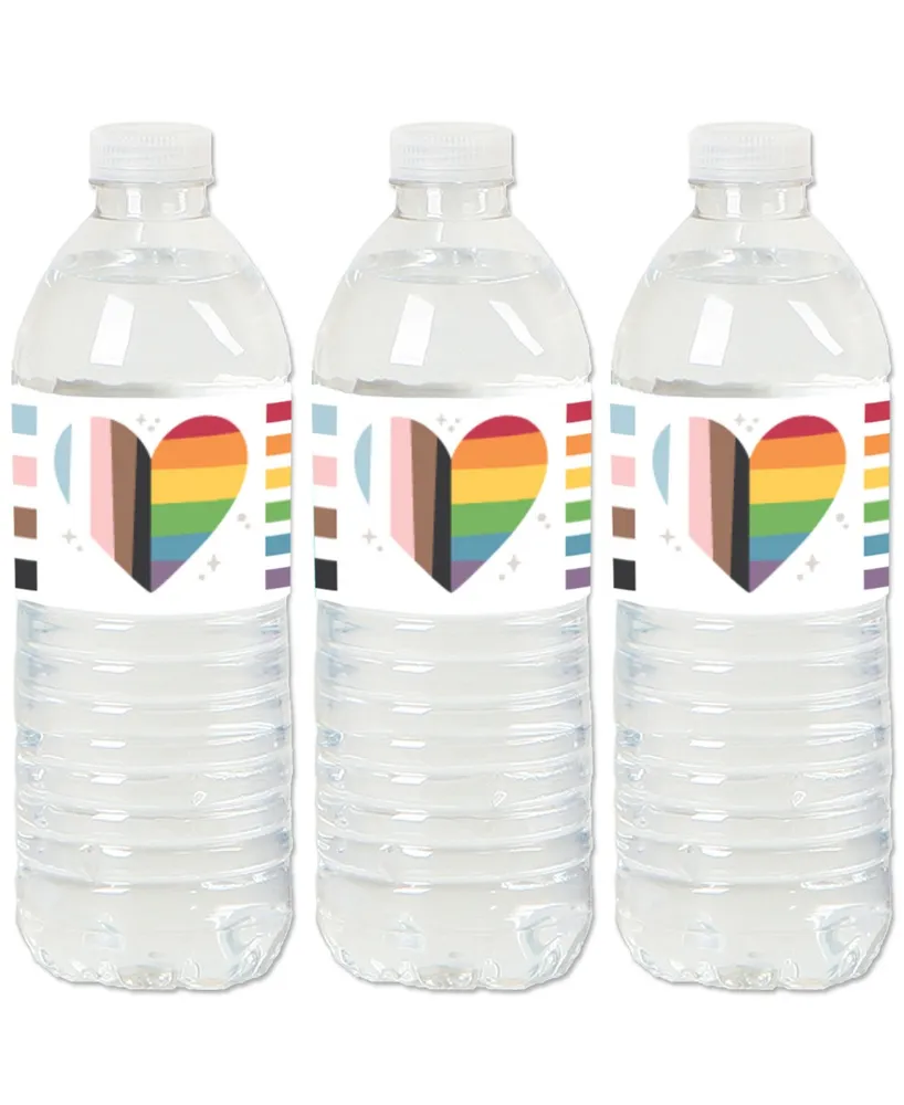 Big Dot Of Happiness Colorful Baby Shower - Gender Neutral Party Water  Bottle Sticker Labels - 20 Ct - Assorted Pre