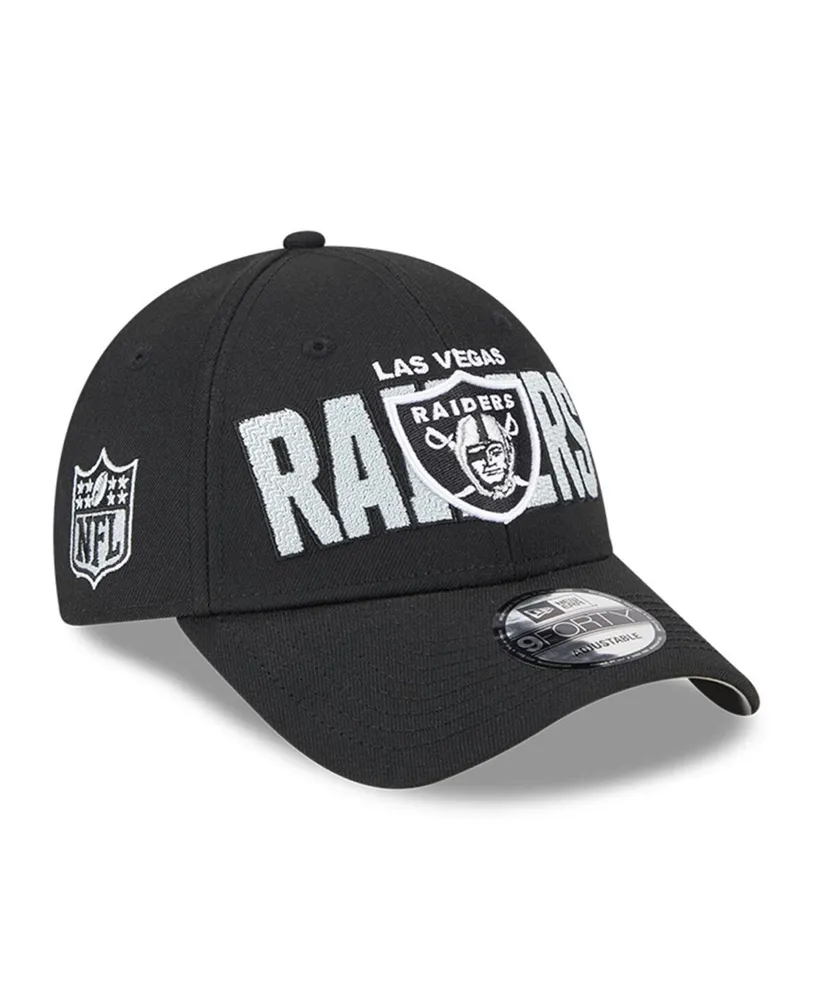 Men's Las Vegas Raiders New Era Black A-Frame Trucker 9FORTY Adjustable Hat  in 2023