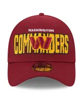 Men's New Era Burgundy Washington Commanders 2023 Nfl Draft 39THIRTY Flex Hat