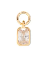 brook & york Cubic Zirconia 14K Gold-Plated Mackenzie Birthstone Charm - Gold