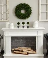 Nearly Natural 22" Boxwood Wreath