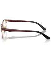 Vogue Eyewear Women's Square Eyeglasses, VO3940 54 - Top Bordeaux, Rose Gold