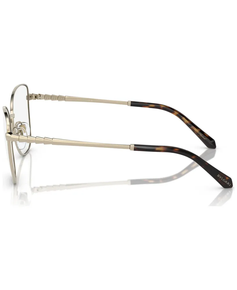 Bvlgari Women's Cat Eye Eyeglasses, BV2250K 54 - Pale Gold