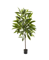 Nearly Natural 52in. Long Leaf Ficus Artificial Plant