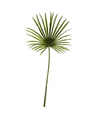 Nearly Natural 50" Fan Palm Spray Artificial Plant, Set of 2